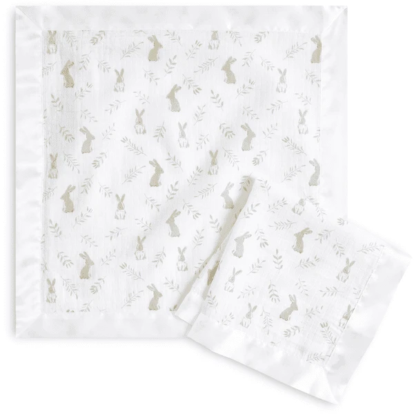 Aden +anais™ Musslin Knuffeldoekje 2-pack Blush Ing Bunnies 5 Aden +anais™ Musslin Knuffeldoekje 2-pack Blush Ing Bunnies - Afbeelding 3