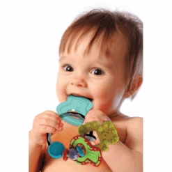 Infantino B Kids® Slide & Chew Teether Keys 11 Infantino B Kids® Slide & Chew Teether Keys -Pink or blue b kids slide chew teether keys a190122 4