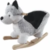 BabyGO - Schommeldier Rocker Husky 1 BabyGO - Schommeldier Rocker Husky -Pink or blue babygo schommeldier rocker husky a289124