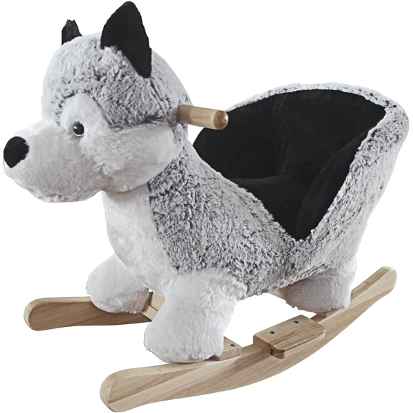 BabyGO - Schommeldier Rocker Husky 3 BabyGO - Schommeldier Rocker Husky