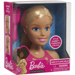 Barbie Mini Kapperskop, Blond Haar 9 Barbie Mini Kapperskop, Blond Haar -Pink or blue barbie mini kapperskop blond haar a369056 2