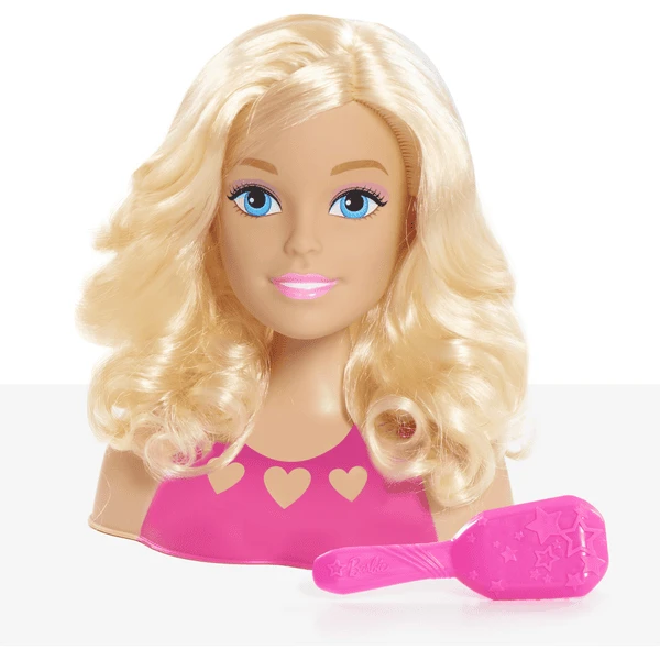 Barbie Mini Kapperskop, Blond Haar 3 Barbie Mini Kapperskop, Blond Haar