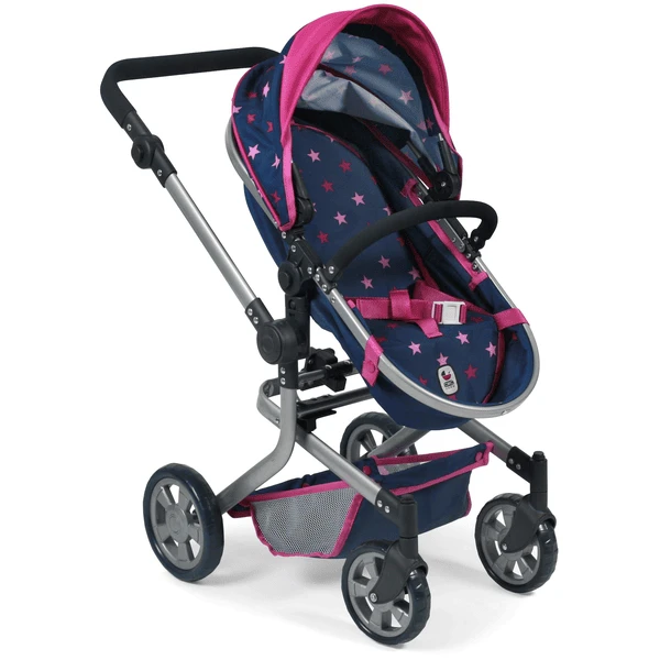 BAYER CHIC 2000 Combi Poppenwagen MIKA Stars Marine 7 BAYER CHIC 2000 Combi Poppenwagen MIKA Stars Marine - Afbeelding 5