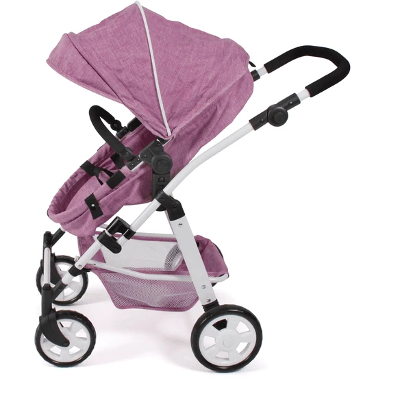 BAYER CHIC 2000 Combi Poppenwagen NELE Jeans Roze 7 BAYER CHIC 2000 Combi Poppenwagen NELE Jeans Roze - Afbeelding 5