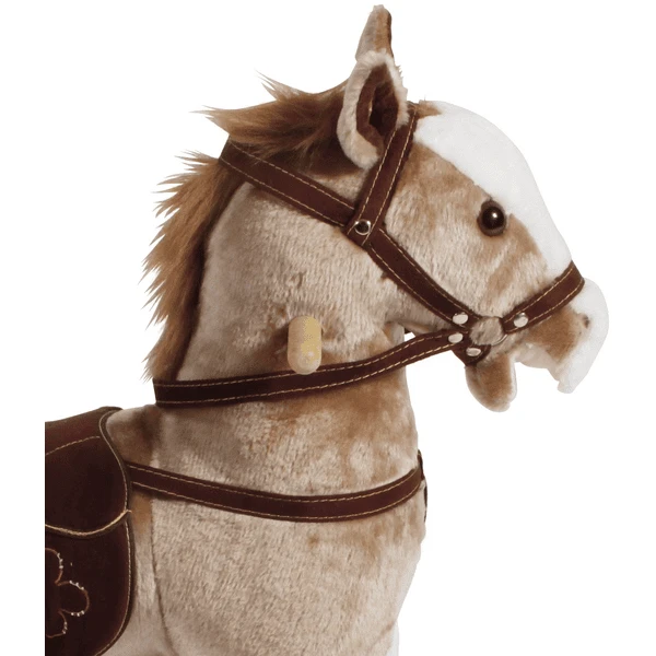 BAYER CHIC 2000 Hobbelpaard Bruin Met Witte Vlekken 4 BAYER CHIC 2000 Hobbelpaard Bruin Met Witte Vlekken - Afbeelding 2