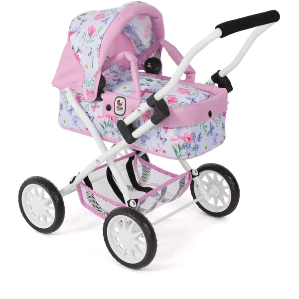 BAYER CHIC 2000 Mini Knuffel Kinderwagen SMARTY Flower 3 BAYER CHIC 2000 Mini Knuffel Kinderwagen SMARTY Flower