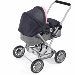 BAYER CHIC 2000 Mini Knuffel Kinderwagen SMARTY Melange Grijs-navy 9 BAYER CHIC 2000 Mini Knuffel Kinderwagen SMARTY Melange Grijs-navy -Pink or blue bayer chic 2000 mini knuffel kinderwagen smarty melange grijs navy a355155 2