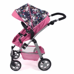 BAYER CHIC 2000 NELE Eenhoorn Combi Poppenwagen -Pink or blue bayer chic 2000 nele eenhoorn combi poppenwagen a355217 3