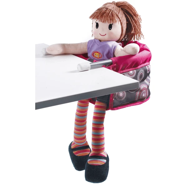 BAYER CHIC 2000 Poppen Tafelzitting Hot Pink Pearl 4 BAYER CHIC 2000 Poppen Tafelzitting Hot Pink Pearl - Afbeelding 2