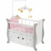 BAYER CHIC 2000 Poppenbed Met Mobiel Stars Grijs -Pink or blue bayer chic 2000 poppenbed met mobiel stars grijs a296662