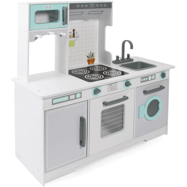 BAYER CHIC 2000 Speelkeuken, Wit/grijs/mint 5 BAYER CHIC 2000 Speelkeuken, Wit/grijs/mint - Afbeelding 3