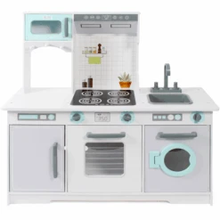 BAYER CHIC 2000 Speelkeuken, Wit/grijs/mint