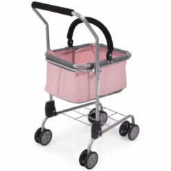 BAYER CHIC 2000 Supermarkt Boodschappentrolley Melange Grijs-roze -Pink or blue bayer chic 2000 supermarkt boodschappentrolley melange grijs roze a360014 2