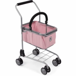 BAYER CHIC 2000 Supermarkt Boodschappentrolley Melange Grijs-roze -Pink or blue bayer chic 2000 supermarkt boodschappentrolley melange grijs roze a360014 3