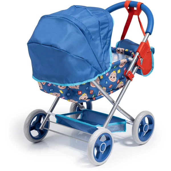 Bayer Design Cosy Cocomelon Poppenwagen, Blauw 5 Bayer Design Cosy Cocomelon Poppenwagen, Blauw - Afbeelding 3
