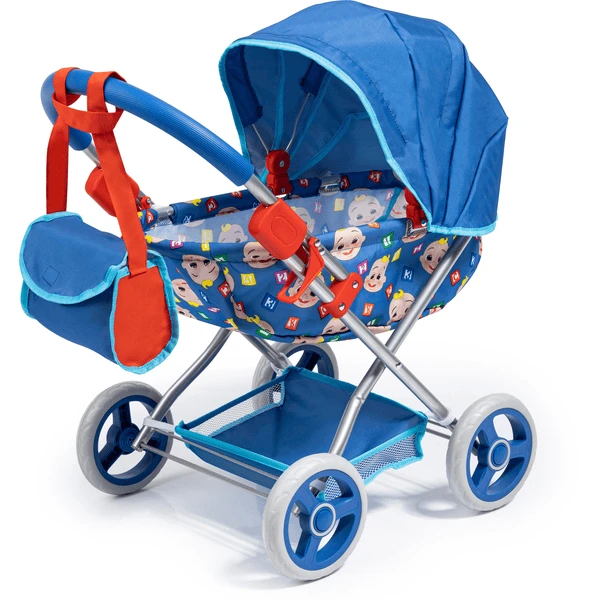 Bayer Design Cosy Cocomelon Poppenwagen, Blauw 3 Bayer Design Cosy Cocomelon Poppenwagen, Blauw