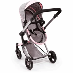 Bayer Design Neo Vario Combinatie Poppenwagen Grijs/roze, Met Vlinder -Pink or blue bayer design neo vario combinatie poppenwagen grijs roze met vlinder a313421 4