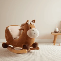 Bieco Schommeldier Paard Calimero -Pink or blue bieco schommeldier paard calimero a278483 1