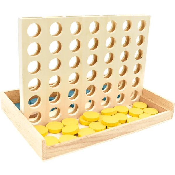 Bino Houten Behendigheidsspel, Vier Winnen 5 Bino Houten Behendigheidsspel, Vier Winnen - Afbeelding 3