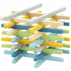 Bino Houten Evenwichtsspel, Olifant -Pink or blue bino houten evenwichtsspel olifant a360493 4