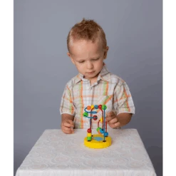 Bino Kralenbaan, Geel -Pink or blue bino kralenbaan geel a272930 3