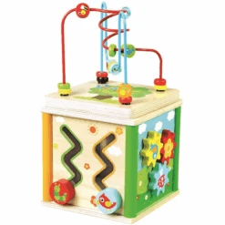 Bino Motorische Kubus, Kleurrijk 9 Bino Motorische Kubus, Kleurrijk -Pink or blue bino motorische kubus kleurrijk a293716 2