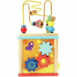 Bino Motorische Kubus Met Klok 9 Bino Motorische Kubus Met Klok -Pink or blue bino motorische kubus met klok a293713 2