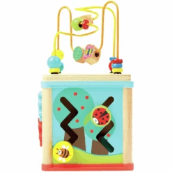 Bino Motorische Kubus Met Klok 10 Bino Motorische Kubus Met Klok -Pink or blue bino motorische kubus met klok a293713 3