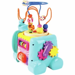 Bino Olifantenmotorblokje 9 Bino Olifantenmotorblokje -Pink or blue bino olifantenmotorblokje a293714 2