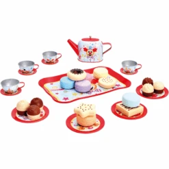 Bino Theeserviesje Voor Kinderen, Rood -Pink or blue bino theeserviesje voor kinderen rood a360337 4