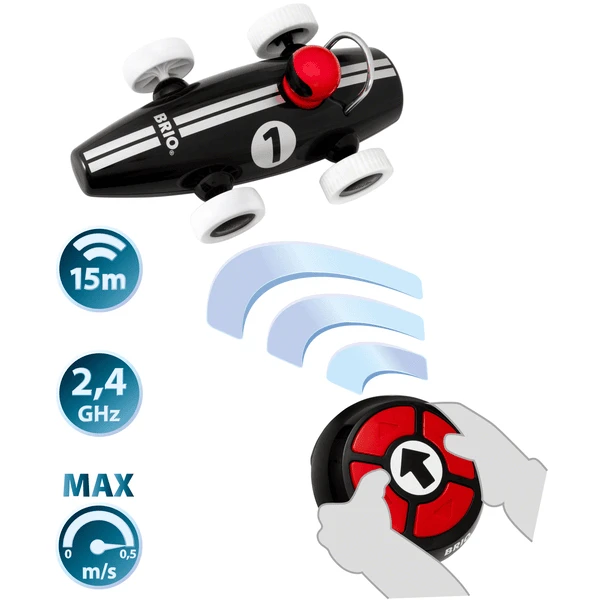 BRIO ® RC Racewagen Racing Zwart 5 BRIO ® RC Racewagen Racing Zwart - Afbeelding 3