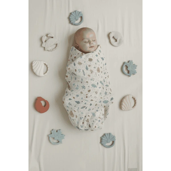 Cam Cam Copenhagen Bijtring Blad - Dusty Green 4 Cam Cam Copenhagen Bijtring Blad - Dusty Green - Afbeelding 2