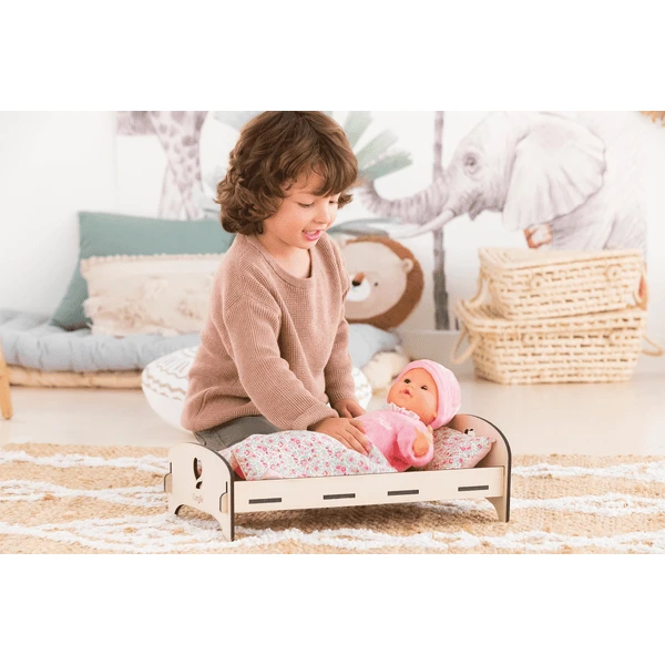 Corolle ® Mon Grand Poupon - Houten Bed 30-36cm 4 Corolle ® Mon Grand Poupon - Houten Bed 30-36cm - Afbeelding 2
