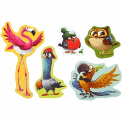 Cubika Puzzels 5 In 1 "Vogels