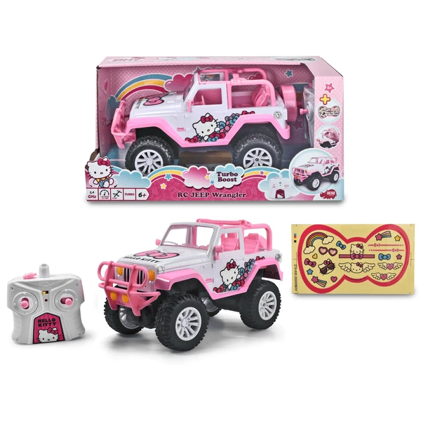 DICKIE RC Hello Kitty RC Jeep Wrangler 1:16 4 DICKIE RC Hello Kitty RC Jeep Wrangler 1:16 - Afbeelding 2