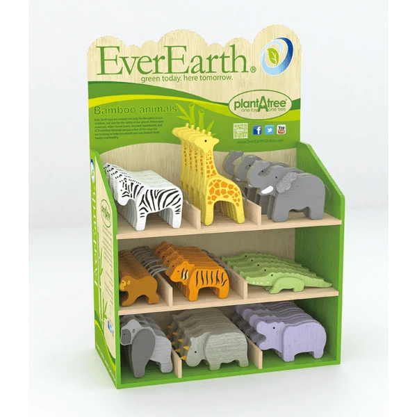 EverEarth® Grijpring Bamboe Gorilla 6 EverEarth® Grijpring Bamboe Gorilla - Afbeelding 4