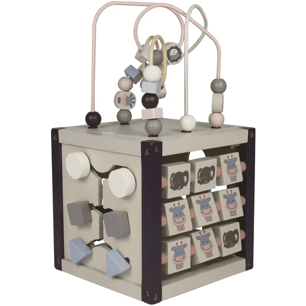 EverEarth® Mijn Eerste Grote Activiteitenkubus 7 (pastel) 4 EverEarth® Mijn Eerste Grote Activiteitenkubus 7 (pastel) - Afbeelding 2