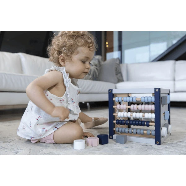 EverEarth® Mijn Eerste Grote Activiteitenkubus 7 (pastel) 7 EverEarth® Mijn Eerste Grote Activiteitenkubus 7 (pastel) - Afbeelding 5