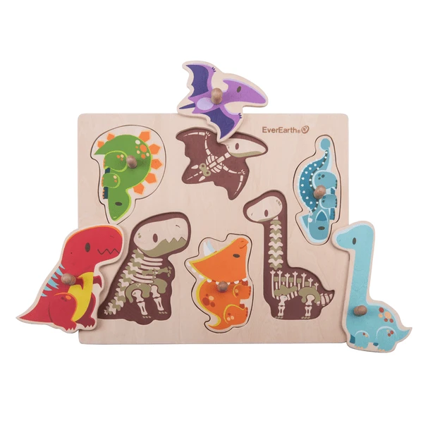 EverEarth® Puzzel Dinosaurussen 4 EverEarth® Puzzel Dinosaurussen - Afbeelding 2