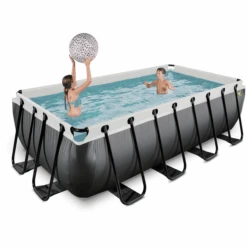 EXIT TOYS EXIT Black Leather Zwembad 400x200x100cm Met Filterpomp - Zwart 11 EXIT TOYS EXIT Black Leather Zwembad 400x200x100cm Met Filterpomp - Zwart -Pink or blue exit black leather zwembad 400x200x100cm met filterpomp zwart a337680 4