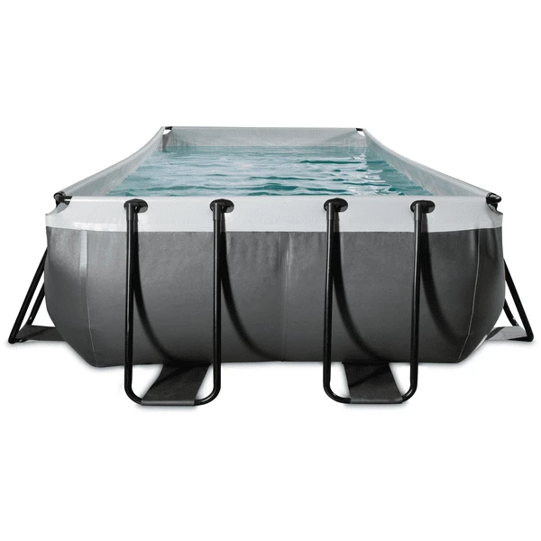 EXIT TOYS EXIT Black Leather Zwembad 540x250x100cm Met Sand Filterpomp - Zwart 5 EXIT TOYS EXIT Black Leather Zwembad 540x250x100cm Met Sand Filterpomp - Zwart - Afbeelding 3