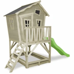 EXIT TOYS EXIT Crooky 500 Houten Speelhuis - Grijsbeige 9 EXIT TOYS EXIT Crooky 500 Houten Speelhuis - Grijsbeige -Pink or blue exit crooky 500 houten speelhuis grijsbeige a248344 2