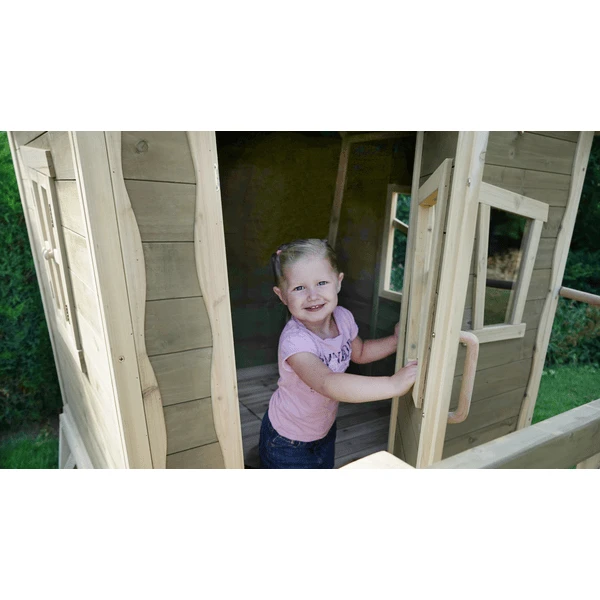 EXIT TOYS EXIT Crooky 500 Houten Speelhuis - Grijsbeige 7 EXIT TOYS EXIT Crooky 500 Houten Speelhuis - Grijsbeige - Afbeelding 5