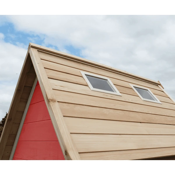 EXIT TOYS EXIT Fantasia 100 Houten Speelhuis - Rood 7 EXIT TOYS EXIT Fantasia 100 Houten Speelhuis - Rood - Afbeelding 5