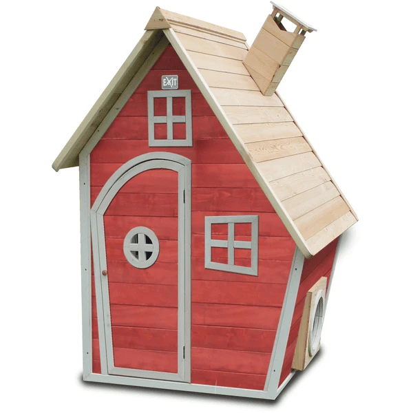 EXIT TOYS EXIT Fantasia 100 Houten Speelhuis - Rood 3 EXIT TOYS EXIT Fantasia 100 Houten Speelhuis - Rood
