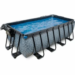 EXIT TOYS EXIT Frame Pool 4x2x1,22m (12v Sand Filter) - Grijs + Zonnedak 9 EXIT TOYS EXIT Frame Pool 4x2x1,22m (12v Sand Filter) - Grijs + Zonnedak -Pink or blue exit frame pool 4x2x1 22m 12v sand filter grijs zonnedak a305964 2
