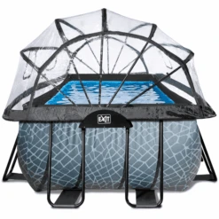 EXIT TOYS EXIT Frame Pool 4x2x1,22m (12v Sand Filter) - Grijs + Zonnedak 10 EXIT TOYS EXIT Frame Pool 4x2x1,22m (12v Sand Filter) - Grijs + Zonnedak -Pink or blue exit frame pool 4x2x1 22m 12v sand filter grijs zonnedak a305964 3