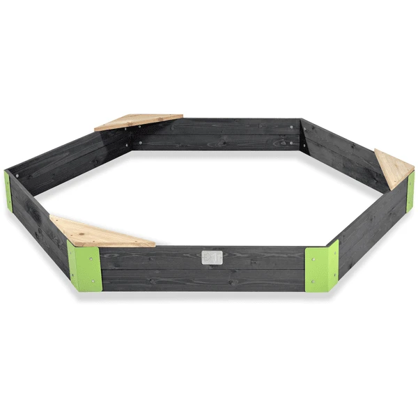 EXIT TOYS Exit Houten Zandbak Aksent Zeshoekig 200 X 170 Cm 3 EXIT TOYS Exit Houten Zandbak Aksent Zeshoekig 200 X 170 Cm
