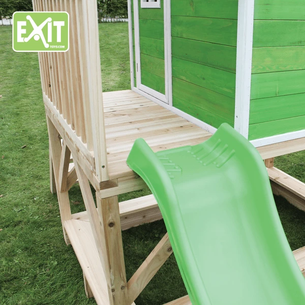 EXIT TOYS EXIT Loft 500 Houten Speelhuis - Groen 7 EXIT TOYS EXIT Loft 500 Houten Speelhuis - Groen - Afbeelding 5