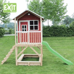 EXIT TOYS EXIT Loft 500 Houten Speelhuis - Rood 9 EXIT TOYS EXIT Loft 500 Houten Speelhuis - Rood -Pink or blue exit loft 500 houten speelhuis rood a248338 2